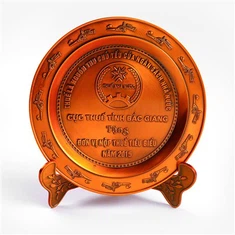 Kovinska 3D plošča, starinska turistična spominska plošča