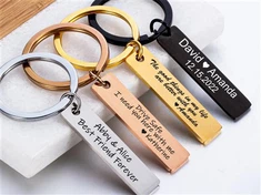 Kovinski obesek za ključe iz cinkove zlitine